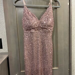 Honey and Rosie Pink Sequin Dress